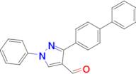 1-Phenyl-3-(4-phenylphenyl)-1H-pyrazole-4-carbaldehyde