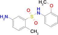 5-Amino-N-(2-methoxyphenyl)-2-methylbenzene-1-sulfonamide