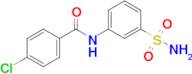 4-Chloro-N-(3-sulfamoylphenyl)benzamide