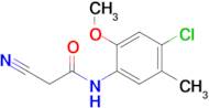N-(4-Chloro-2-methoxy-5-methylphenyl)-2-cyanoacetamide