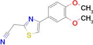 2-[4-(3,4-dimethoxyphenyl)-1,3-thiazol-2-yl]acetonitrile