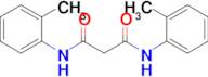 N,N'-Bis(2-methylphenyl)propanediamide