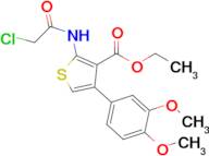 Ethyl 2-(2-chloroacetamido)-4-(3,4-dimethoxyphenyl)thiophene-3-carboxylate