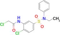 2-Chloro-N-{2-chloro-5-[ethyl(phenyl)sulfamoyl]phenyl}acetamide