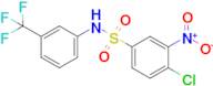 4-Chloro-3-nitro-N-[3-(trifluoromethyl)phenyl]benzene-1-sulfonamide