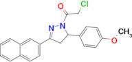 2-Chloro-1-[5-(4-methoxyphenyl)-3-(naphthalen-2-yl)-4,5-dihydro-1h-pyrazol-1-yl]ethan-1-one