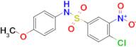 4-Chloro-N-(4-methoxyphenyl)-3-nitrobenzene-1-sulfonamide