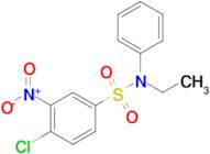 4-Chloro-N-ethyl-3-nitro-N-phenylbenzene-1-sulfonamide