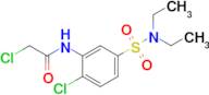 2-Chloro-N-[2-chloro-5-(diethylsulfamoyl)phenyl]acetamide