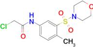 2-Chloro-N-[4-methyl-3-(morpholine-4-sulfonyl)phenyl]acetamide