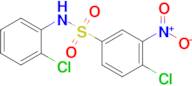 4-Chloro-N-(2-chlorophenyl)-3-nitrobenzene-1-sulfonamide