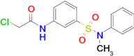 2-Chloro-N-{3-[methyl(phenyl)sulfamoyl]phenyl}acetamide