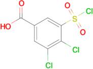 3,4-Dichloro-5-(chlorosulfonyl)benzoic acid