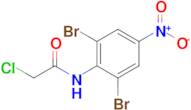 2-Chloro-N-(2,6-dibromo-4-nitrophenyl)acetamide