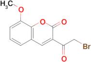 3-(2-Bromoacetyl)-8-methoxy-2H-1-benzopyran-2-one