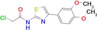 2-Chloro-N-[4-(3,4-dimethoxyphenyl)-1,3-thiazol-2-yl]acetamide