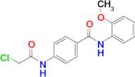 4-(2-Chloroacetamido)-N-(2-methoxyphenyl)benzamide