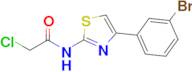 N-[4-(3-bromophenyl)-1,3-thiazol-2-yl]-2-chloroacetamide