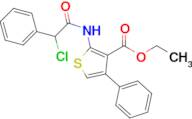 Ethyl 2-(2-chloro-2-phenylacetamido)-4-phenylthiophene-3-carboxylate