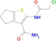 2-(2-Chloroacetamido)-4H,5H,6H-cyclopenta[b]thiophene-3-carboxamide