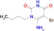 6-Amino-5-bromo-1-butyl-1,2,3,4-tetrahydropyrimidine-2,4-dione