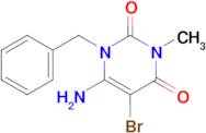 6-Amino-1-benzyl-5-bromo-3-methyl-1,2,3,4-tetrahydropyrimidine-2,4-dione