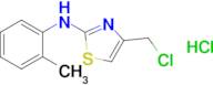 4-(Chloromethyl)-N-(2-methylphenyl)-1,3-thiazol-2-amine hydrochloride