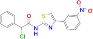 2-Chloro-N-[4-(3-nitrophenyl)-1,3-thiazol-2-yl]-2-phenylacetamide