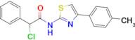 2-Chloro-N-[4-(4-methylphenyl)-1,3-thiazol-2-yl]-2-phenylacetamide