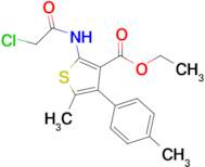 Ethyl 2-(2-chloroacetamido)-5-methyl-4-(4-methylphenyl)thiophene-3-carboxylate