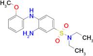 3-Amino-N,N-diethyl-4-[(2-methoxyphenyl)amino]benzene-1-sulfonamide