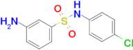 3-Amino-N-(4-chlorophenyl)benzene-1-sulfonamide