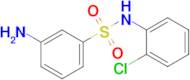 3-Amino-N-(2-chlorophenyl)benzene-1-sulfonamide