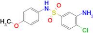 3-Amino-4-chloro-N-(4-methoxyphenyl)benzene-1-sulfonamide