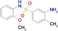 3-Amino-N-(2-methoxyphenyl)-4-methylbenzene-1-sulfonamide