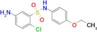 5-Amino-2-chloro-N-(4-ethoxyphenyl)benzene-1-sulfonamide