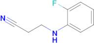 3-[(2-fluorophenyl)amino]propanenitrile