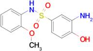 3-Amino-4-hydroxy-N-(2-methoxyphenyl)benzene-1-sulfonamide