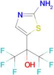 2-(2-Amino-1,3-thiazol-5-yl)-1,1,1,3,3,3-hexafluoropropan-2-ol