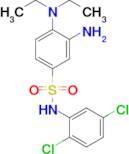 3-Amino-N-(2,5-dichlorophenyl)-4-(diethylamino)benzene-1-sulfonamide