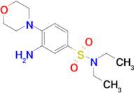 3-Amino-N,N-diethyl-4-(morpholin-4-yl)benzene-1-sulfonamide