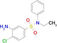 3-Amino-4-chloro-N-ethyl-N-phenylbenzene-1-sulfonamide