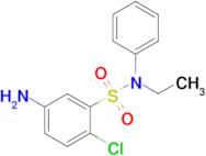 5-Amino-2-chloro-N-ethyl-N-phenylbenzene-1-sulfonamide