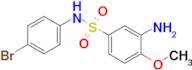 3-Amino-N-(4-bromophenyl)-4-methoxybenzene-1-sulfonamide