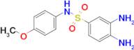 3,4-Diamino-N-(4-methoxyphenyl)benzene-1-sulfonamide