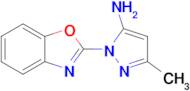 1-(1,3-Benzoxazol-2-yl)-3-methyl-1H-pyrazol-5-amine