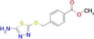 Methyl 4-{[(5-amino-1,3,4-thiadiazol-2-yl)sulfanyl]methyl}benzoate