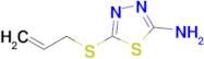 5-(2-Propen-1-ylthio)-1,3,4-thiadiazol-2-amine