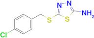 5-{[(4-chlorophenyl)methyl]sulfanyl}-1,3,4-thiadiazol-2-amine