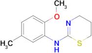 N-(2-Methoxy-5-methylphenyl)-5,6-dihydro-4H-1,3-thiazin-2-amine